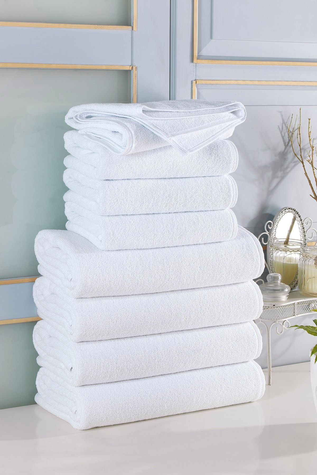 Hotel Towel Bath Turkish Cotton Towel 70*140 Cm - White