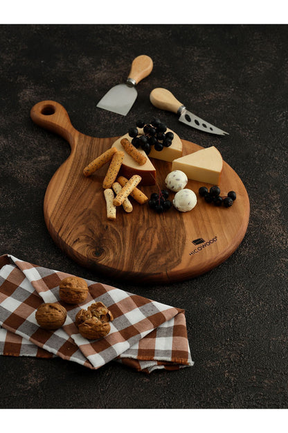 Walnut Round Model Cutting Board