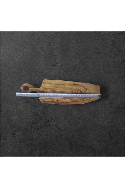 Olive Wood Handmade Cutting Board / Serving Board with Handle ZT5