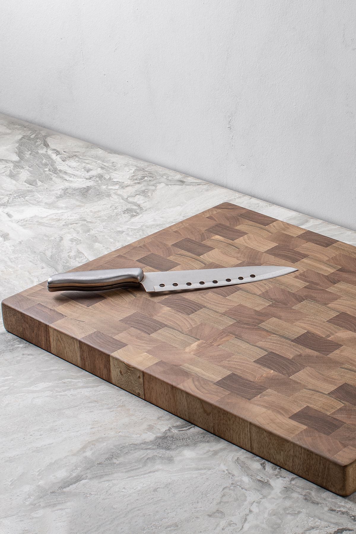 HalohopeDesign End Grain Walnut Handmade Wooden Cutting Board | Presentation, Serving and Decorative Use