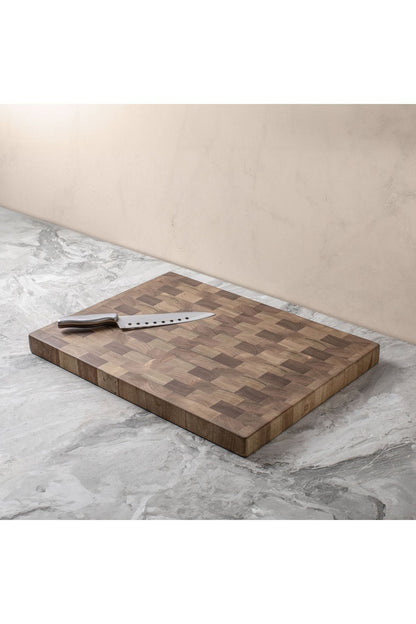 HalohopeDesign End Grain Walnut Handmade Wooden Cutting Board | Presentation, Serving and Decorative Use