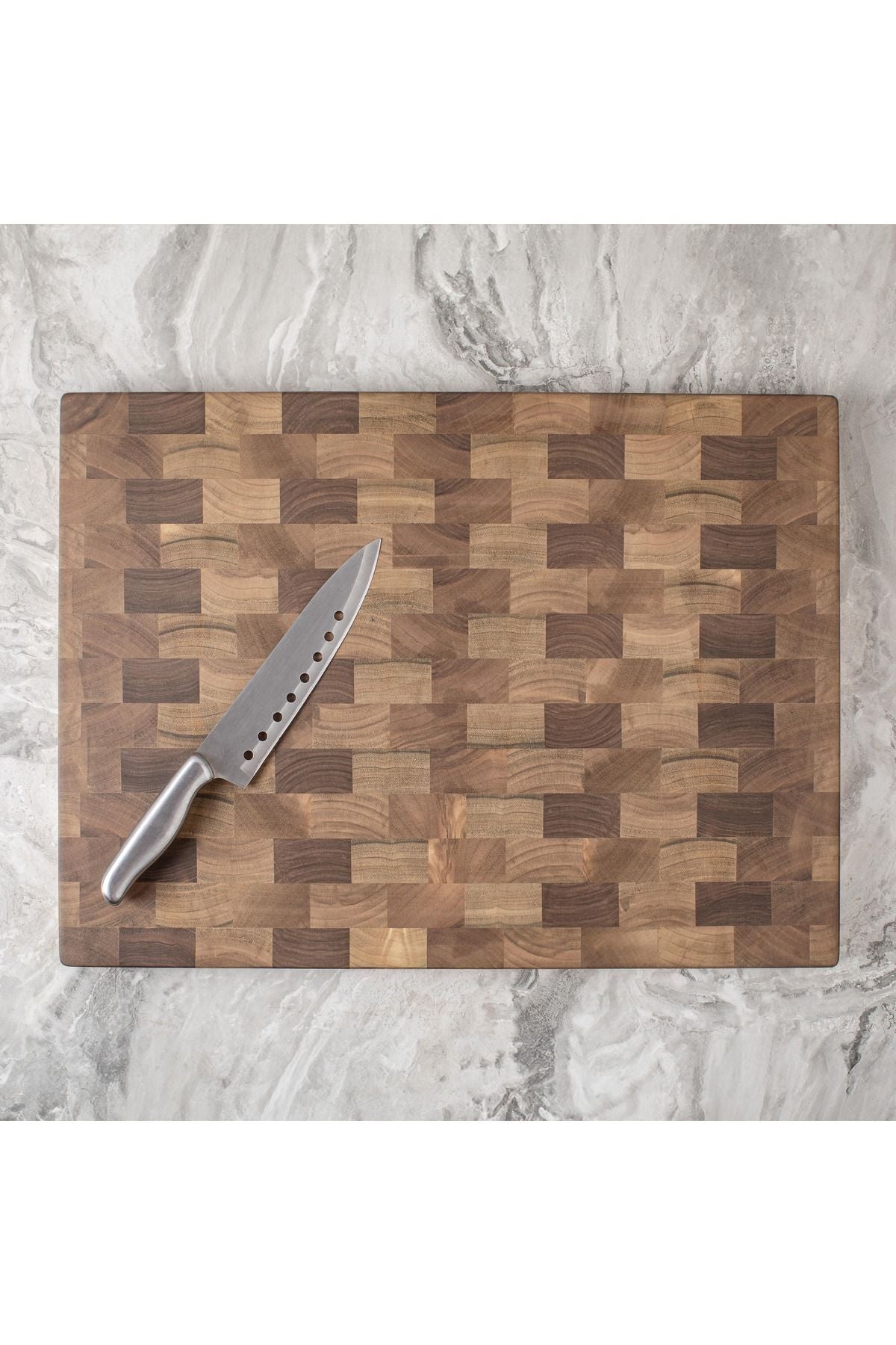 HalohopeDesign End Grain Walnut Handmade Wooden Cutting Board | Presentation, Serving and Decorative Use