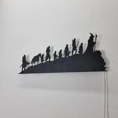 Fantasy Adventure LED Wall Art - Inspired by "The Lord of the Rings" - Home Decor