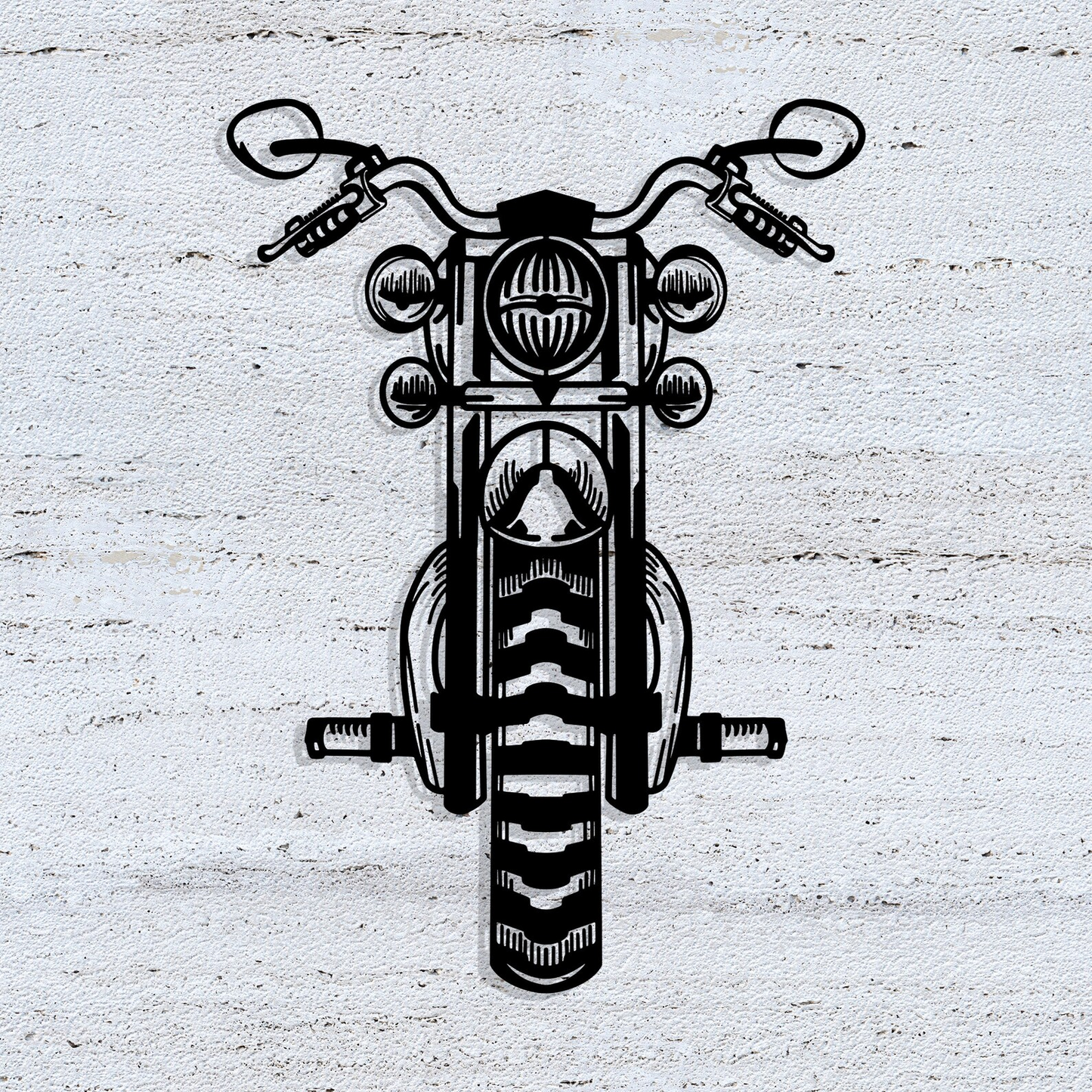 Motorcycle Metal Wall Decor